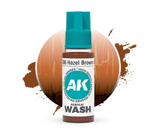Przejdź do produktu AK Interactive 19306 - Wash akrylowy Hazel Brown 18 ml