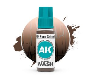 AK Interactive 19304 - Wash akrylowy Pure Grime 18 ml