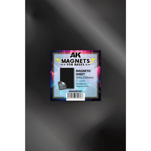 Przejdź do produktu AK Interactive MAGNET001 - Arkusz magnetyczny 300 X 200 mm