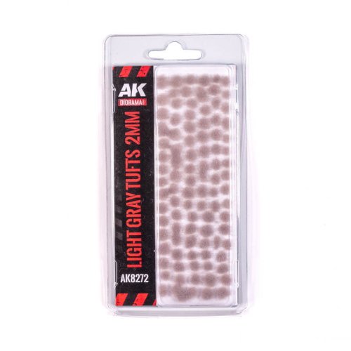 Przejdź do produktu AK Interactive 8272 - Kępki trawy jasno szare 2 mm Fantasy Tufts