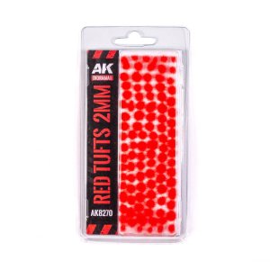 AK Interactive 8270 - Kępki trawy czerwone 2 mm Fantasy Tufts