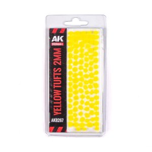 AK Interactive 8267 - Kępki trawy żółte 2 mm Fantasy Tufts