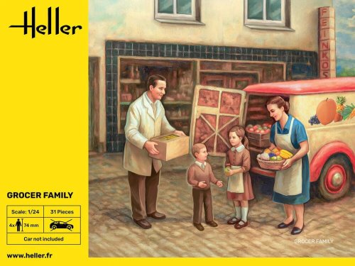 Przejdź do produktu Heller 82758 - 1:24 Grocer Family