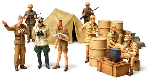 Przejdź do produktu TAMIYA 32561 - 1:48 German Africa Infantry Set