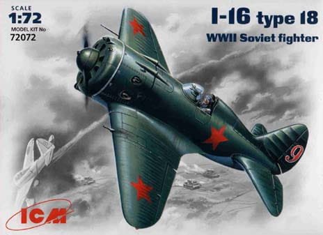 Przejdź do produktu ICM 72072 - 1:72 I-16 type 18, WWII Soviet Fighter