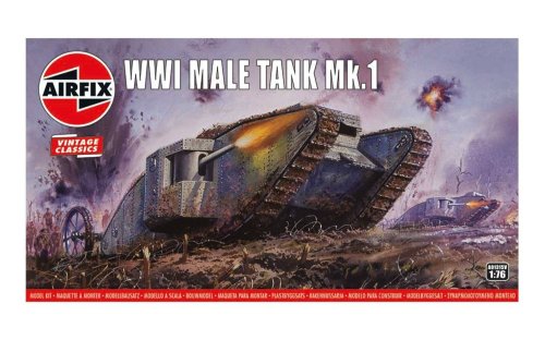 Przejdź do produktu AIRFIX 01315V - 1:76 WWI Male Tank Mk.I - Airfix Vintage Classics