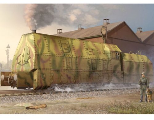 Przejdź do produktu TRUMPETER 00219 - 1:35 German Panzerlok BR57 Armoured Locomotive