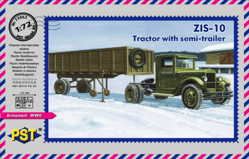 Przejdź do produktu PST 72063 - 1:72 ZIS-10 Tractor with semi-trailer