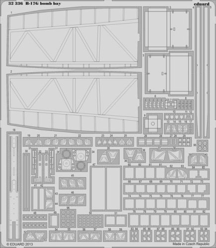 Przejdź do produktu EDUARD 32336 - 1:32 B-17G bomb bay