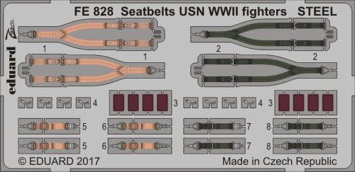 Przejdź do produktu EDUARD FE828 - 1:48 Seatbelts USN WWII fighters - Steel