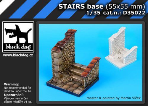 Przejdź do produktu BLACK DOG D35022 - 1:35 Stairs base (55x55 mm)