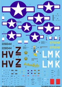 TECHMOD 32004 - 1:32 Republic P-47D Thunderbolt