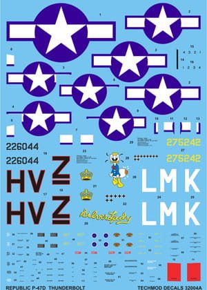 Przejdź do produktu TECHMOD 32004 - 1:32 Republic P-47D Thunderbolt