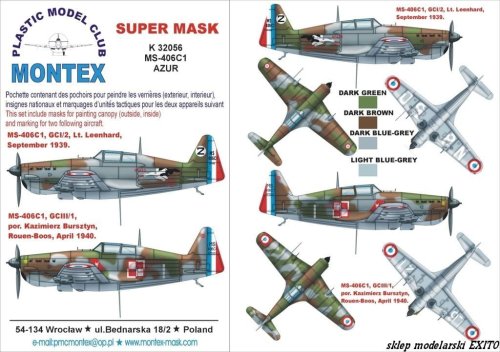 Przejdź do produktu MONTEX K32056 - 1:32 MS.406 C1