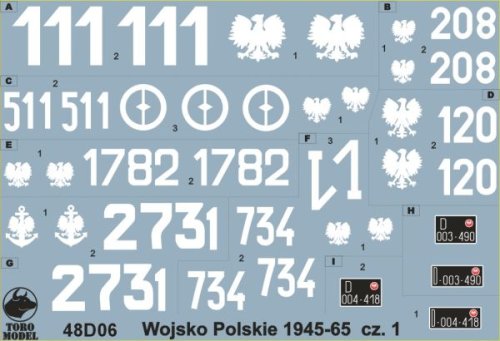 Przejdź do produktu TORO MODEL 48D06 - 1:48 Wojsko Polskie 1945-65 cz.1