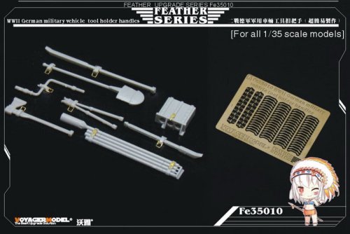 Przejdź do produktu VOYAGER FE35010 - 1:35 WWII German military vehicle  tool holder handles