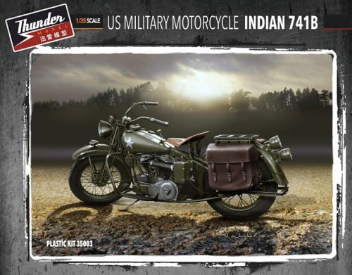 Przejdź do produktu THUNDER MODEL 35003 - 1:35 US Military Motorcycle Indian 741B