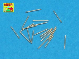 ABER 1:350L-17  - 1:350 Set of 20 pcs 20 mm L/65 barrels MG C/30 for German ships