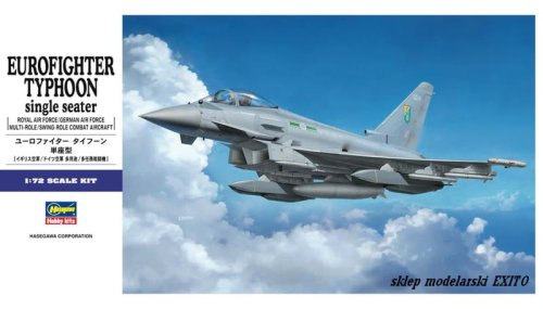 Przejdź do produktu HASEGAWA E40 - 1:72 Eurofighter Typhoon Single Seater