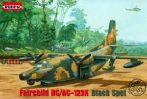 RODEN 058 - 1:72 Fairchild NC/AC-123K Black Spot