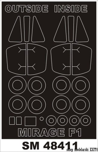 Przejdź do produktu MONTEX SM48411 - 1:48 Mirage F1 CT/CR