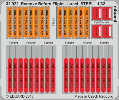 Przejdź do produktu EDUARD 32922 - 1:32 Remove Before Flight - Israel - Steel