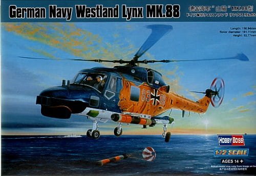 Przejdź do produktu HOBBY BOSS 87239 - 1:72 German Navy (Bundesmarine) Westland Lynx MK.88