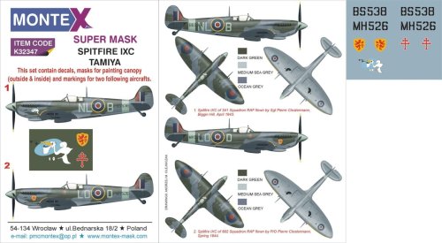 Przejdź do produktu MONTEX K32347 - 1:32 Spitfire Mk.IXC