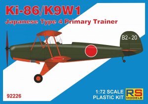 RS MODELS 92226 - 1:72 Ki-86/K9W1 Japanese Type 4 Primary Trainer