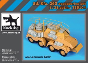 BLACK DOG T35104 - 1:35 Sd.Kfz 263 accessories set