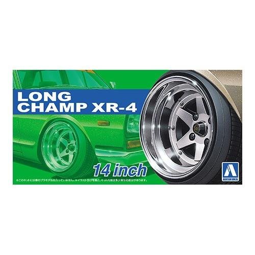 Przejdź do produktu AOSHIMA 05257 - 1:24 Felgi + Opony Long Champ XR-4 14inch