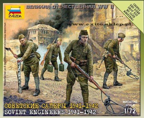 Przejdź do produktu ZVEZDA 6108 - 1:72 Soviet Engineers 1941-1942