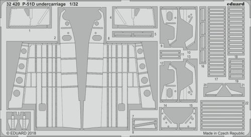 Przejdź do produktu EDUARD 32420 - 1:32 P-51D undercarriage