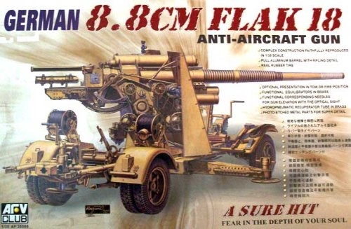 Przejdź do produktu AFV CLUB 35088 - 1:35 8.8 cm Flak 18 AA Gun