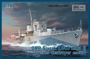IBG 70001 - 1:700 ORP Ślązak 1943 Hunt II class destroyer escort
