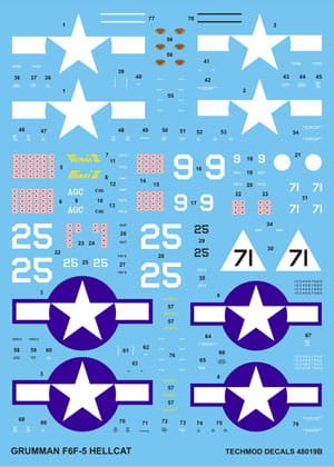 Przejdź do produktu TECHMOD 48019 - 1:48 Grumman F6F-5 Hellcat