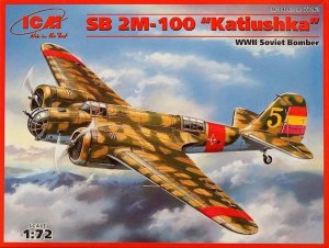 ICM 72161 - 1:72 SB 2M-100 "Katiushka", Spanish Air Force Bomber