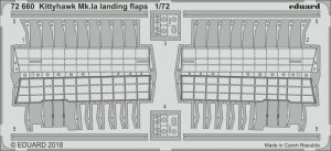 EDUARD 72660 - 1:72 Kittyhawk Mk.Ia landing flaps