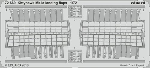Przejdź do produktu EDUARD 72660 - 1:72 Kittyhawk Mk.Ia landing flaps
