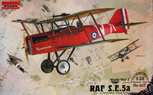 Przejdź do produktu RODEN 607 - 1:32 RAF S.E.5a w/Wolseley Viper