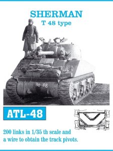 Friulmodel ATL-048 - 1:35 Metalowe gąsienice Sherman typ T48