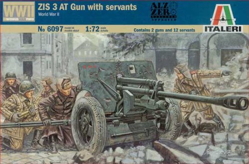 Przejdź do produktu ITALERI 6097 - 1:72 Russian ZIS 3 AT Gun with servants