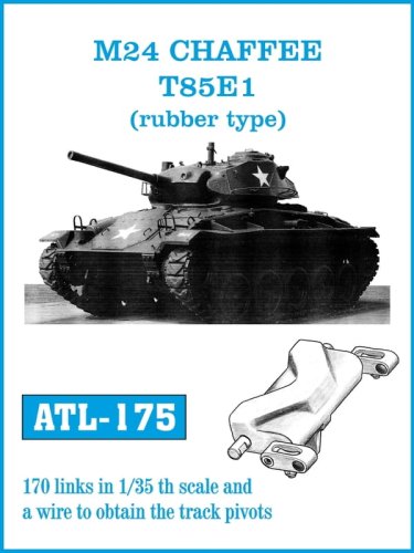 Przejdź do produktu Friulmodel ATL-175 - 1:35 Metalowe gąsienice M24 Chaffee T85E1 typ rubber
