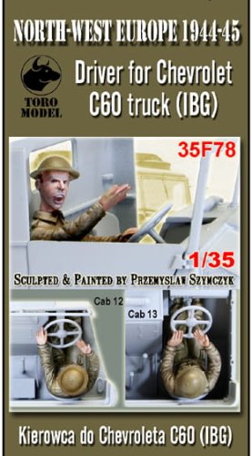 Przejdź do produktu TORO MODEL 35F78 - 1:35 Kierowca do Chevroleta C60 / NWE 1944-45