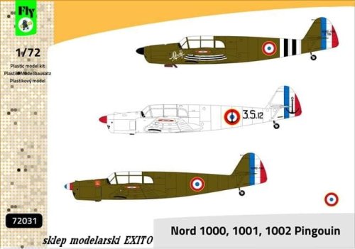 Przejdź do produktu FLY 72031 - 1:72 Nord 1000,1001,1002 Pingouin