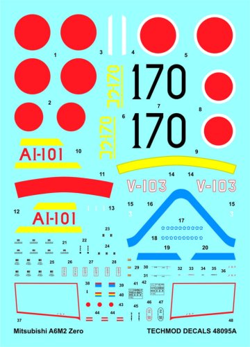 Przejdź do produktu TECHMOD 48095 - 1:48 Mitsubishi A6M2 Zero