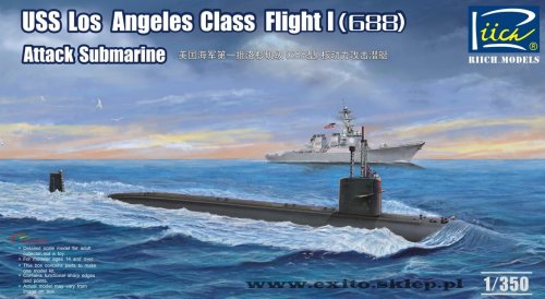 Przejdź do produktu RIICH MODELS 28005 - 1:350 USS Los Angeles Class Flight I (688) Attack Submarine