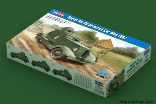 Przejdź do produktu HOBBY BOSS 83882 - 1:35 Soviet BA-20 Armored Car Mod.1937