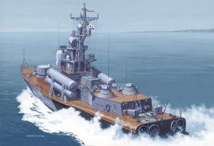 MIRAGE 40230 - 1:400 Tarantul III 1241.1M - Mała korweta rakietowa