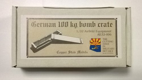Przejdź do produktu COPPER STATE MODELS CSM AE32006 - 1:32 German 100kg bomb crate